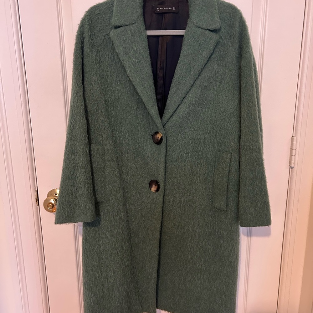 Zara wool and mohair coat